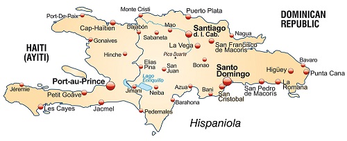 Kaart Punta Cana en Dominicaanse Republiek