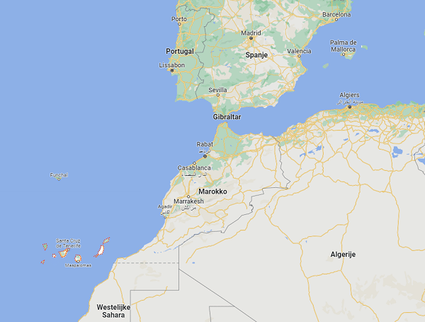 Waar liggen de Spaanse eilanden
